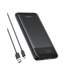 VEGER VG-W1087 L11, 10000 mAh, Cargador inalámbrico, Negro