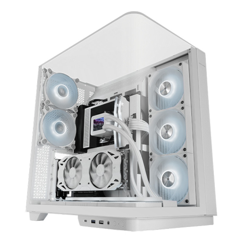 Mars Gaming MCINFINIOW MC-INFINIOW, Torre, PC, Blanco, ATX, micro ATX, Mini-ITX, Juego, Multi