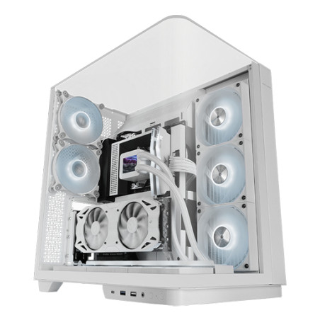 Mars Gaming MCINFINIOW MC-INFINIOW, Torre, PC, Blanco, ATX, micro ATX, Mini-ITX, Juego, Multi