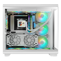 Mars Gaming MCREVW MC-REVW, Torre, PC, Blanco, ATX, micro ATX, Mini-ITX, Juego, Multi 2