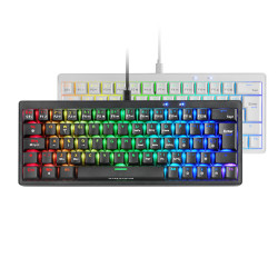Mars Gaming MKMINIPROBRES MKMINIPRO, Teclado Mecánico Ultra-Compacto 60%, Switches Mecánicos Hot-Swappable, Iluminación RGB 2