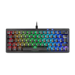 Mars Gaming MKMINIPROBRES MKMINIPRO, Teclado Mecánico Ultra-Compacto 60%, Switches Mecánicos Hot-Swappable, Iluminación RGB