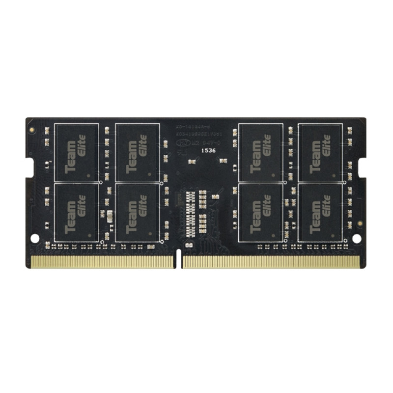 Team Group TED432G3200C22-S01 ELITE TED432G3200C22-S01, 32 GB, 1 x 32 GB, DDR4, 3200 MHz, 260-pin SO-DIMM