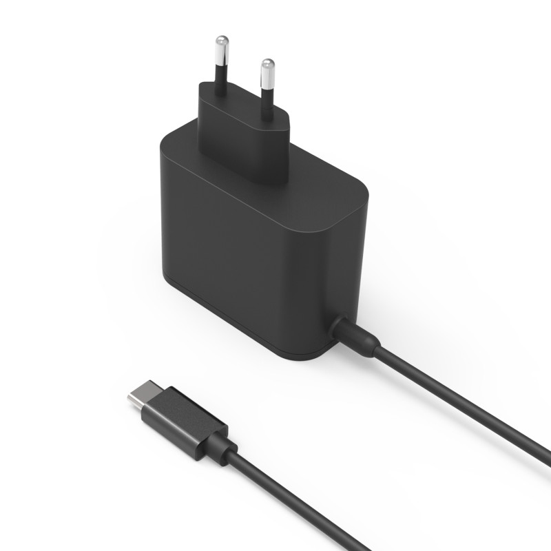 CoolBox COO-NB65-UC2 CARGADOR UNIVERSAL USB-C 65W GAN, Interior, Corriente alterna, Negro
