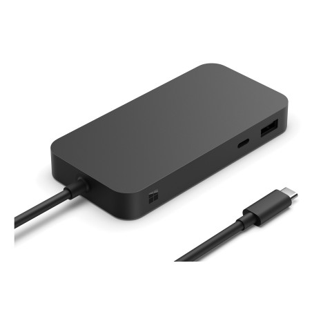 Microsoft EP2-19975 Surface USB4 Dock, Alámbrico, USB4, 1000 Mbit/s, Negro, 60 Hz, Kensington