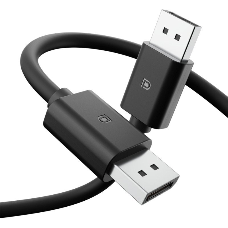 DELL DELL-CB325D-BK CB325D, 1,8 m, DisplayPort, DisplayPort, Macho, Macho, 7680 x 4320 Pixeles