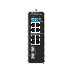 Ruijie Networks RG-NIS2100-8GT2SFP-HP RG-NIS2100, Gestionado, L2, Gigabit Ethernet (10/100/1000), Energía sobre Ethernet 2