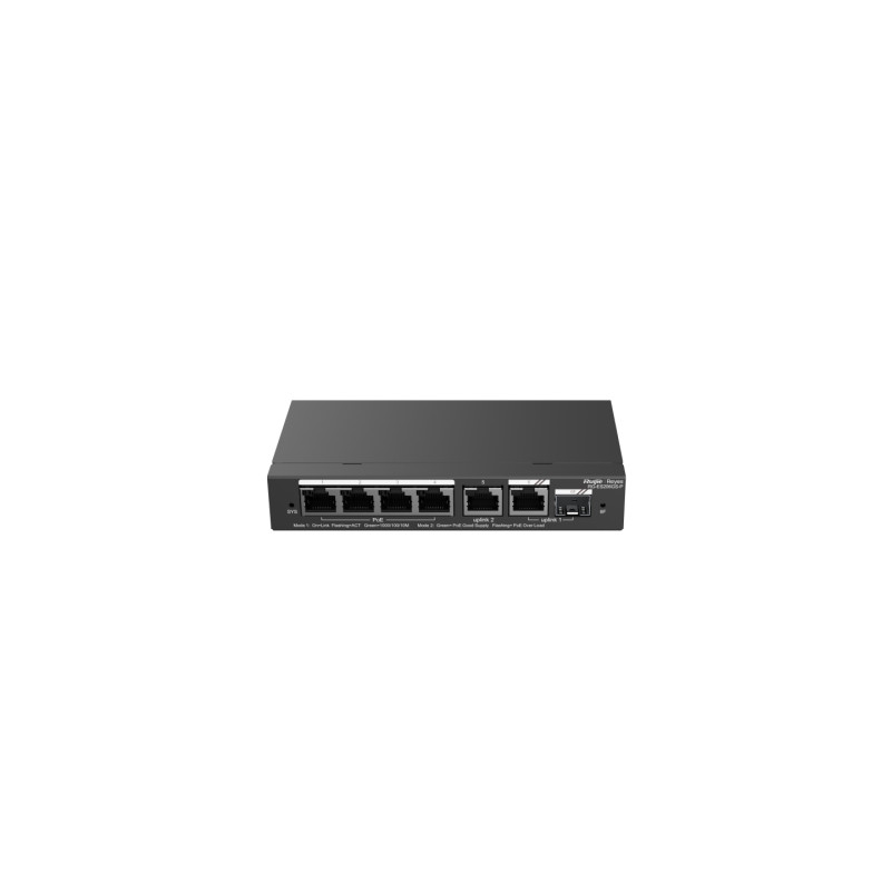 Ruijie Networks RG-ES206GS-P RG-ES206GS-P, Gestionado, L2, Gigabit Ethernet (10/100/1000), Bidireccional completo (Full