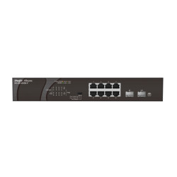 Ruijie Networks RG-ES110GDS-P RG-ES110GDS-P, No administrado, Gigabit Ethernet (10/100/1000), Energía sobre Ethernet (PoE),