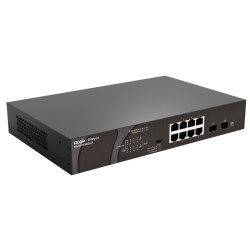Ruijie Networks RG-ES110GDS-P RG-ES110GDS-P, No administrado, Gigabit Ethernet (10/100/1000), Energía sobre Ethernet (PoE), 2