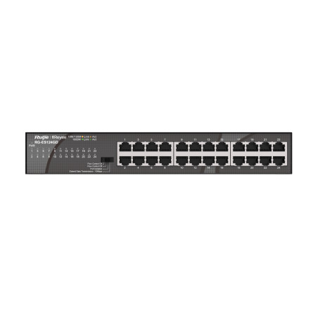 Ruijie Networks RG-ES124GD RG-ES124GD, No administrado, Gigabit Ethernet (10/100/1000)