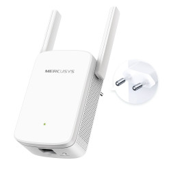 Mercusys ME30 ME30, Repetidor de red, 1200 Mbit/s, 10,100 Mbit/s, Externo, 10/100/1000Base-T(X), IEEE 802.11a, IEEE 802.11ac, 2