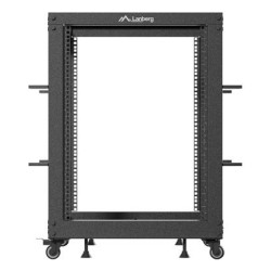 Lanberg OR01-6115-B OR01-6115-B, Rack o bastidor independiente, 15U, 600 kg, Rieles de rack, Rueda de reenvio, 22 kg 2