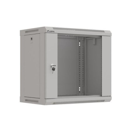 Lanberg WF03-5309-10S WF03-5309-10S, Bastidor de pared, 9U, 60 kg, Bloqueo del teclado, Rieles de rack, 13,8 kg