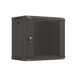 Lanberg WF03-5309-10B WF03-5309-10B, Bastidor de pared, 9U, 60 kg, Bloqueo del teclado, Rieles de rack, 13,8 kg