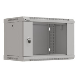 Lanberg WF03-5306-10S WF03-5306-10S, Bastidor de pared, 6U, 60 kg, Bloqueo del teclado, Rieles de rack, 11,3 kg