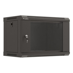 Lanberg WF03-5306-10B WF03-5306-10B, Bastidor de pared, 6U, 60 kg, Bloqueo del teclado, Rieles de rack, 11,3 kg