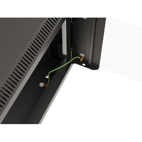 Lanberg WF03-5306-10B WF03-5306-10B, Bastidor de pared, 6U, 60 kg, Bloqueo del teclado, Rieles de rack, 11,3 kg