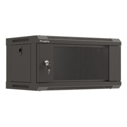 Lanberg WF03-5304-10B WF03-5304-10B, Bastidor de pared, 4U, 60 kg, Bloqueo del teclado, Rieles de rack, 9,6 kg