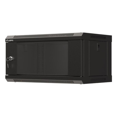 Lanberg WF03-5304-10B WF03-5304-10B, Bastidor de pared, 4U, 60 kg, Bloqueo del teclado, Rieles de rack, 9,6 kg