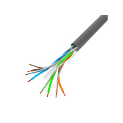 Lanberg LCU6-10CC-0100-S LCU6-10CC-0100-S, 100 m, U/UTP (UTP), Gris 2