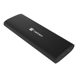 NATEC NKZ-2286 NKZ-2286, Caja externa para unidad de estado sólido (SSD), M.2, M.2, 10 Gbit/s, Conexión USB, Negro