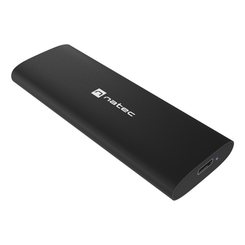 NATEC NKZ-2286 NKZ-2286, Caja externa para unidad de estado sólido (SSD), M.2, M.2, 10 Gbit/s, Conexión USB, Negro