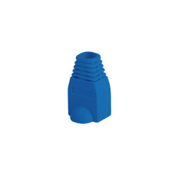 Lanberg PLB-1000-B PLB-1000-B, Funda sujetacables, Azul, Cloruro de polivinilo (PVC), RJ-45, 100 pieza(s)