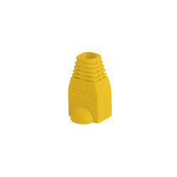 Lanberg PLB-1000-Y PLB-1000-Y, Funda sujetacables, Amarillo, Cloruro de polivinilo (PVC), RJ-45, 100 pieza(s) 2