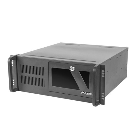 Lanberg SC01-4504-10B SC01-4504-10B, Bastidor (4U), Negro, 3 Ventilador(es), Unidad de disco duro, Unidad de disco duro