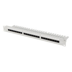 Lanberg PPU6-1124-S PPU6-1124-S, Cat6, 0,2 dB, 1U, Gris, Acero, -10 - 60 °C