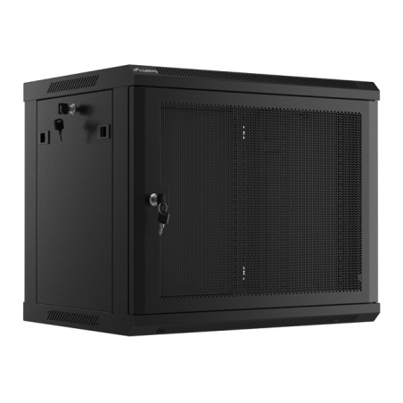 Lanberg WF01-6409-23B WF01-6409-23B, Bastidor de pared, 9U, 60 kg, 18 kg, Negro