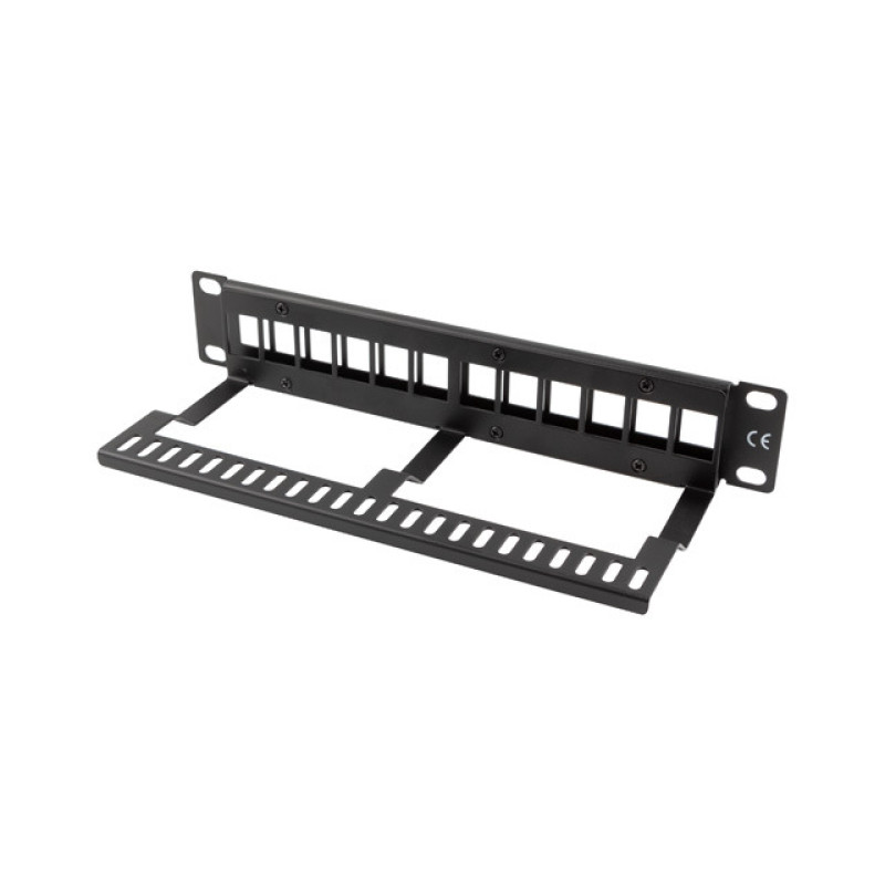 Lanberg PPKS-9112-B PPKS-9112-B, Panel de supresión para bastidor, Metal, Negro, 390 g