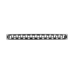 Lanberg PPKS-1224-B PPKS-1224-B, 1U, Negro, Metal, Plástico, KSU5-1000, KSU6-1000, KSUA-1000, KSF5-1000, KSF6-1000, KSU5-2000,