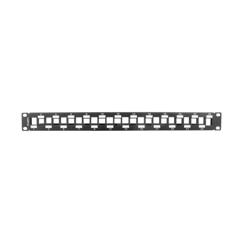 Lanberg PPKS-1224-B PPKS-1224-B, 1U, Negro, Metal, Plástico, KSU5-1000, KSU6-1000, KSUA-1000, KSF5-1000, KSF6-1000, KSU5-2000,