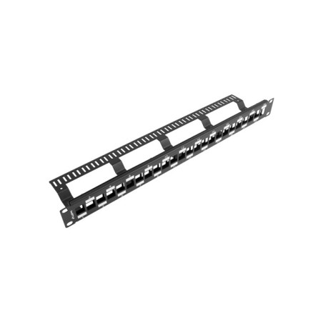 Lanberg PPKS-1224-B PPKS-1224-B, 1U, Negro, Metal, Plástico, KSU5-1000, KSU6-1000, KSUA-1000, KSF5-1000, KSF6-1000, KSU5-2000,