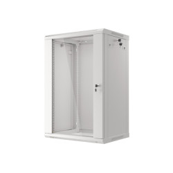 Lanberg WF01-6418-10S WF01-6418-10S, Bastidor de pared, 18U, 60 kg, 27 kg, Gris