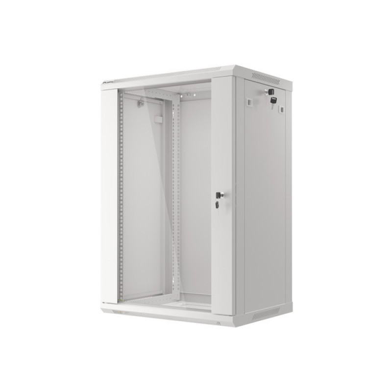 Lanberg WF01-6418-10S WF01-6418-10S, Bastidor de pared, 18U, 60 kg, 27 kg, Gris