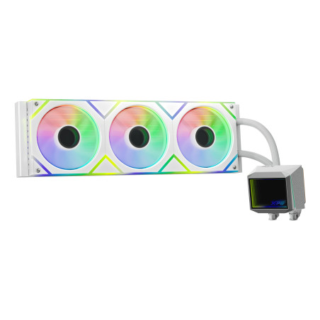 XPG 75261588 LEVANTE II 360 Blanco, Sistema de refrigeración líquida todo en uno, 12 cm, Blanco