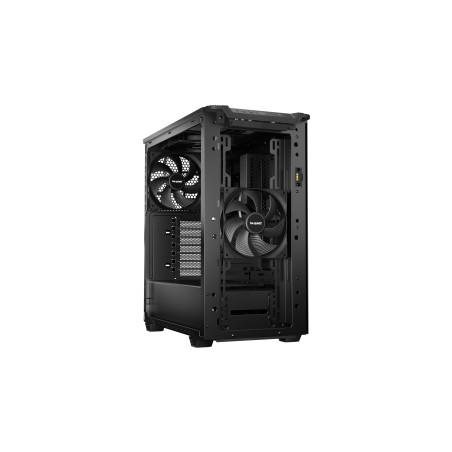 be quiet! BGW76 Pure Base 501 DX Black, Midi Tower, PC, Negro, ATX, micro ATX, Mini-ATX, Acrilonitrilo butadieno estireno