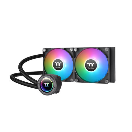 Thermaltake CL-W361-PL12SW-A TT TH240 ARGB, Sistema de refrigeración líquida todo en uno, 12 cm, 1500 RPM, 3300 RPM, Negro