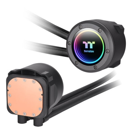Thermaltake CL-W361-PL12SW-A TT TH240 ARGB, Sistema de refrigeración líquida todo en uno, 12 cm, 1500 RPM, 3300 RPM, Negro