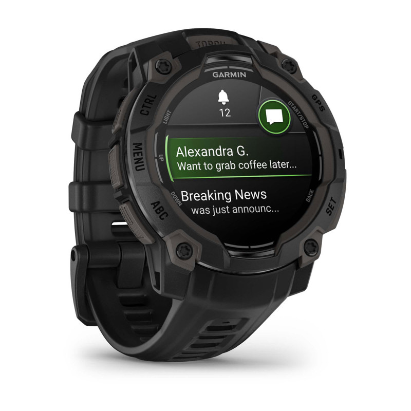 Garmin 010-02936-00 Instinct 3 AMOLED, 3,05 cm (1.2"), AMOLED, Pantalla táctil, 4 GB, GPS (satélite), 53 g