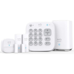 Eufy T8990321 Security 5 piezas Smart Home Set, sistema de seguridad inteligente para el hogar, con cerradura de puerta, sensor