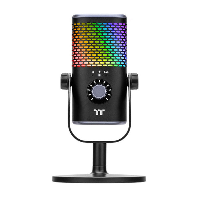 Thermaltake GSG-GSF-MCMTBK-01 TT GS50, Micrófono para videoconsola, -40 dB, 20 - 20000 Hz, 32 Ω, 24 bit, 96 kHz