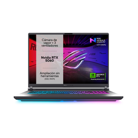 ASUS 90NR0LE1-M00230 ROG Strix G18 G815JMR-S8051 - Ordenador Portátil Gaming de 18" WUXGA 144Hz (Intel Core i7-14650HX, 32GB