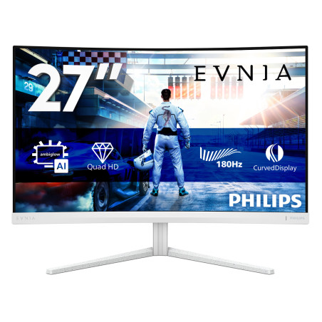 Philips 27M2C5501/00 Evnia 5000 27M2C5501/00, 68,6 cm (27"), 2560 x 1440 Pixeles, Quad HD, LCD, 1 ms, Blanco