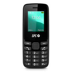 SPC 2341N Talk 2 Go, Barra, SIM doble, 4,5 cm (1.77"), 0,08 MP, 1000 mAh, Negro