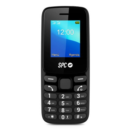 SPC 2340N Talk 2, Barra, SIM doble, 4,5 cm (1.77"), 0,08 MP, 1150 mAh, Negro
