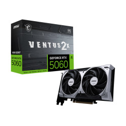 MSI GEFORCE RTX 5060 8G VENTUS 2X OC GeForce RTX 5060 8G VENTUS 2X OC, GeForce RTX 5060, 8 GB, GDDR7, 128 bit, 7680 x 4320